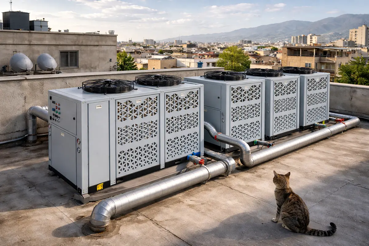 فروش چیلر آپارتمانی ایرانی