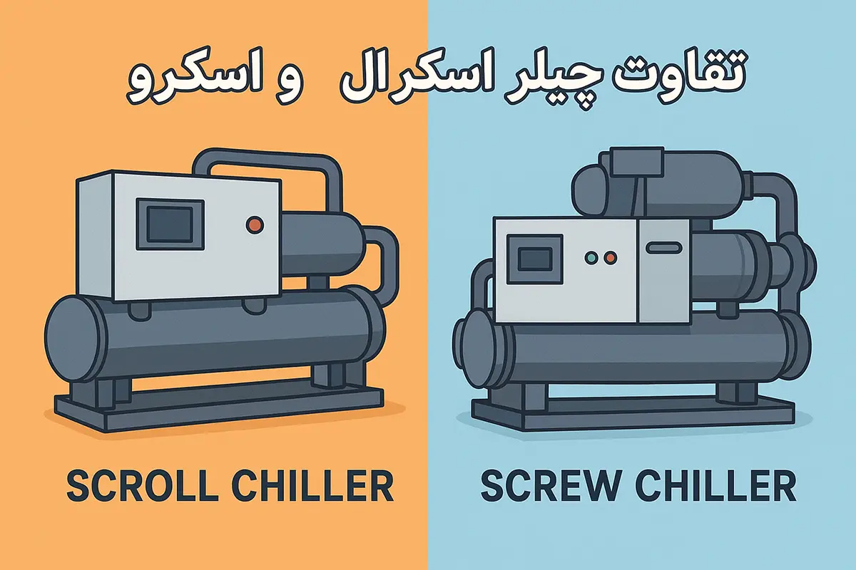 تفاوت چیلر اسکرال و اسکرو