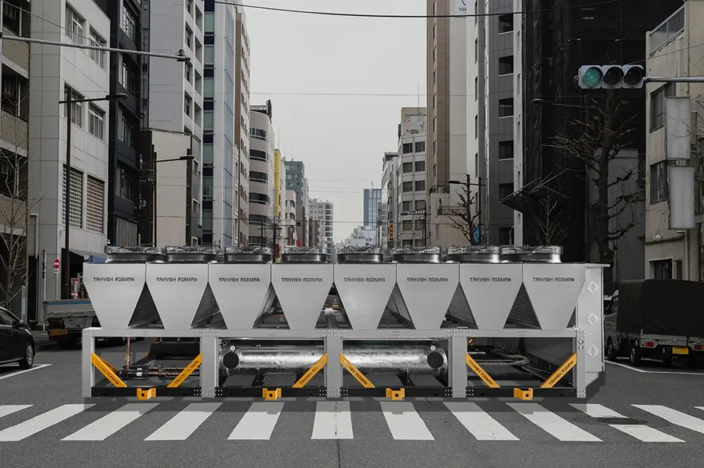 چیلر صنعتی با بازیافت حرارت