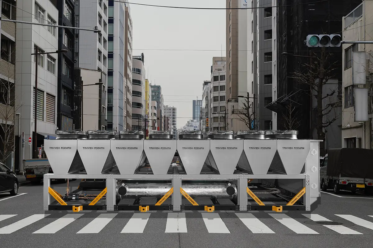 چیلر صنعتی با بازیافت حرارت