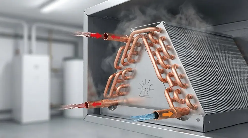 علائم رایج عدم گرمایش صحیح در داکت اسپلیت