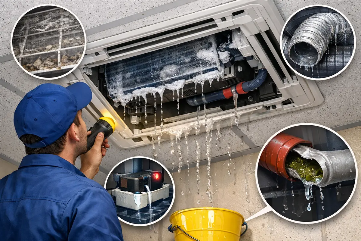 علت آب دادن داکت اسپلیت