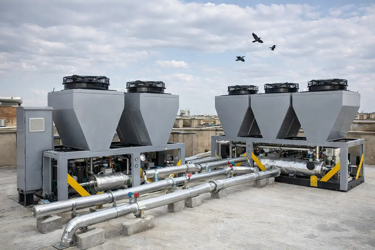 خرید چیلر صنعتی برای کارخانه