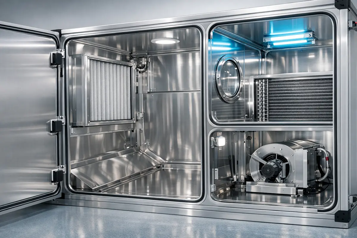 ویژگیهای طراحی ویژه برای بهداشت و استریل بودن